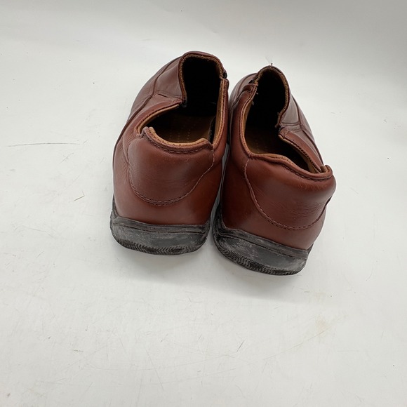 Allen Edmonds Weekender Men's 11.5B Brown Chili Leather Slip On Loafer Shoes - Picture 6 of 11